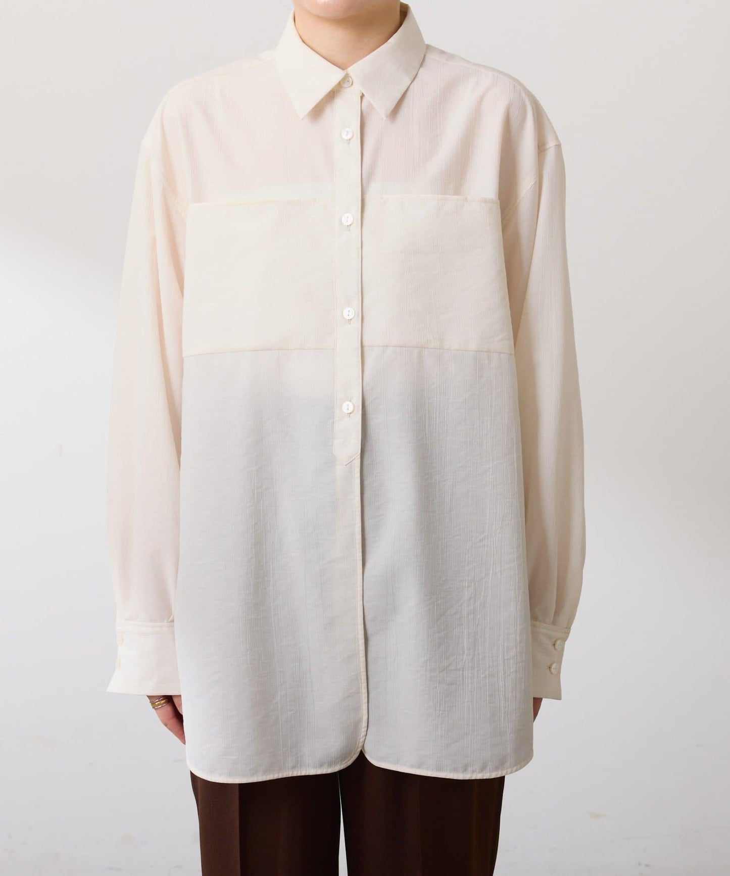 【体型カバー】チュニックシャツ