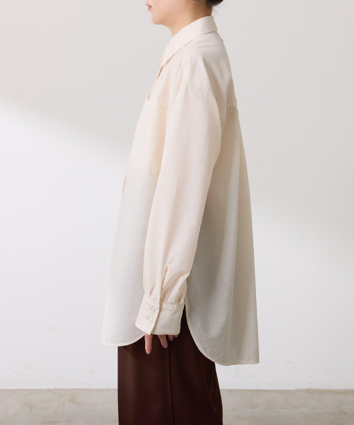 【体型カバー】チュニックシャツ