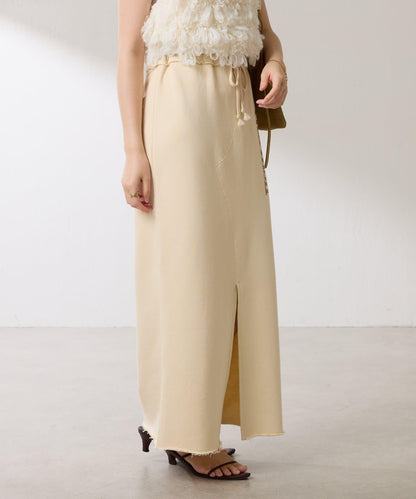 【楽ちんスカート◎】スウェットロゴスカート