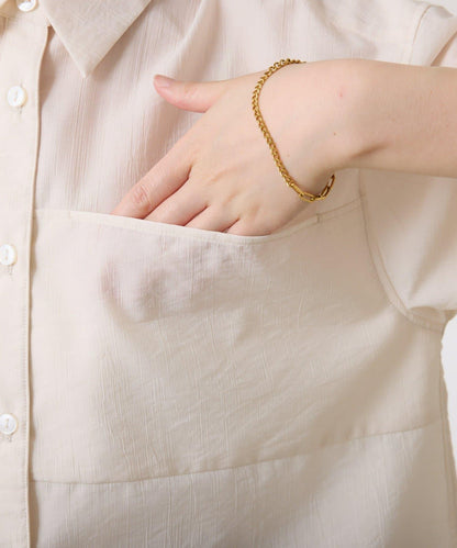 【体型カバー】チュニックシャツ