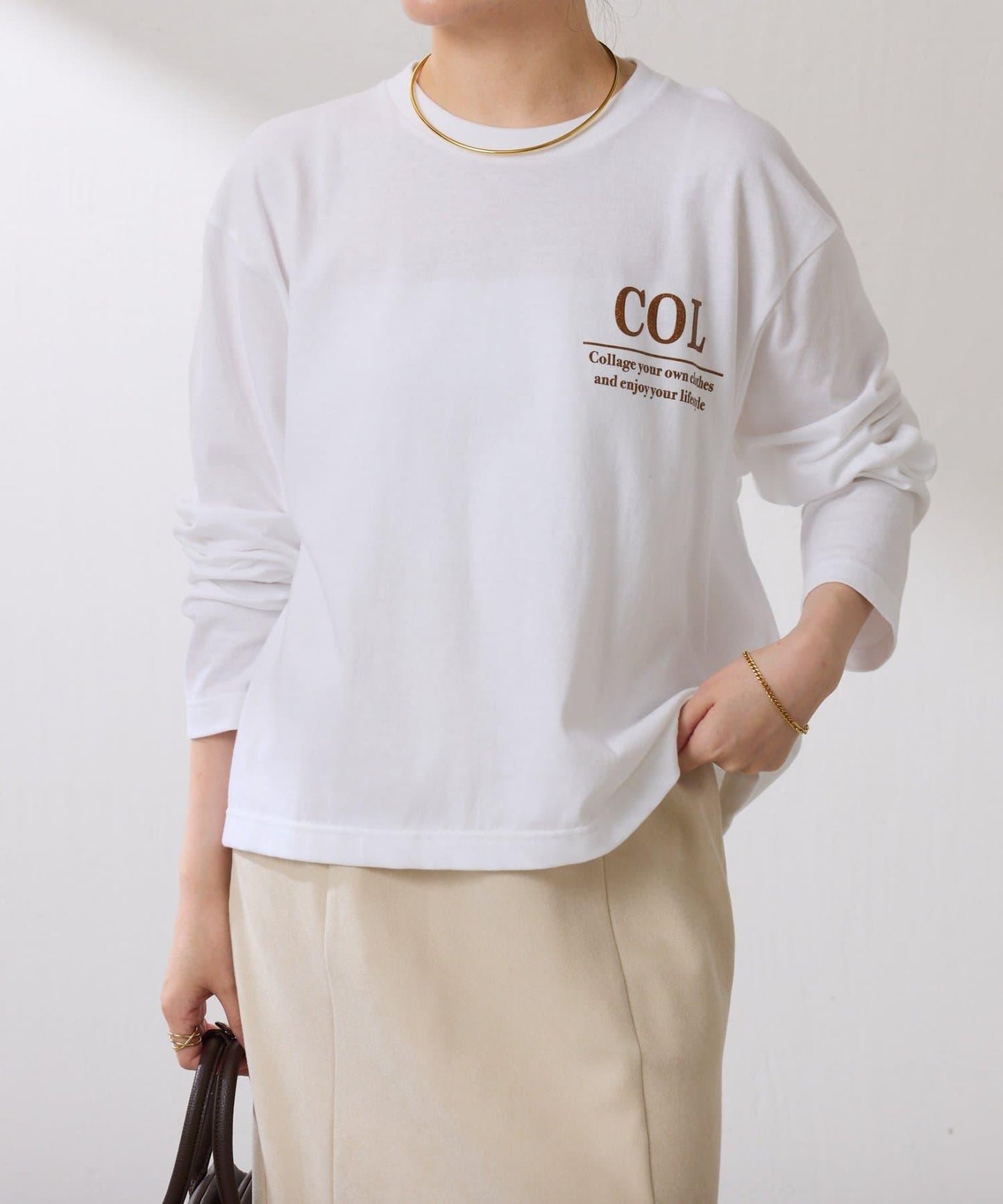 【大人のロゴT】COLLAGEロゴロンT