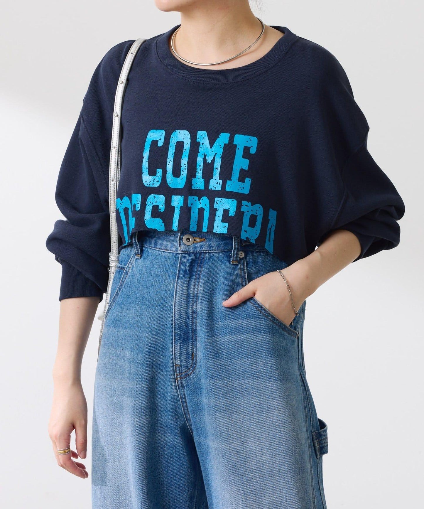 カットオフショートロゴスウエット
