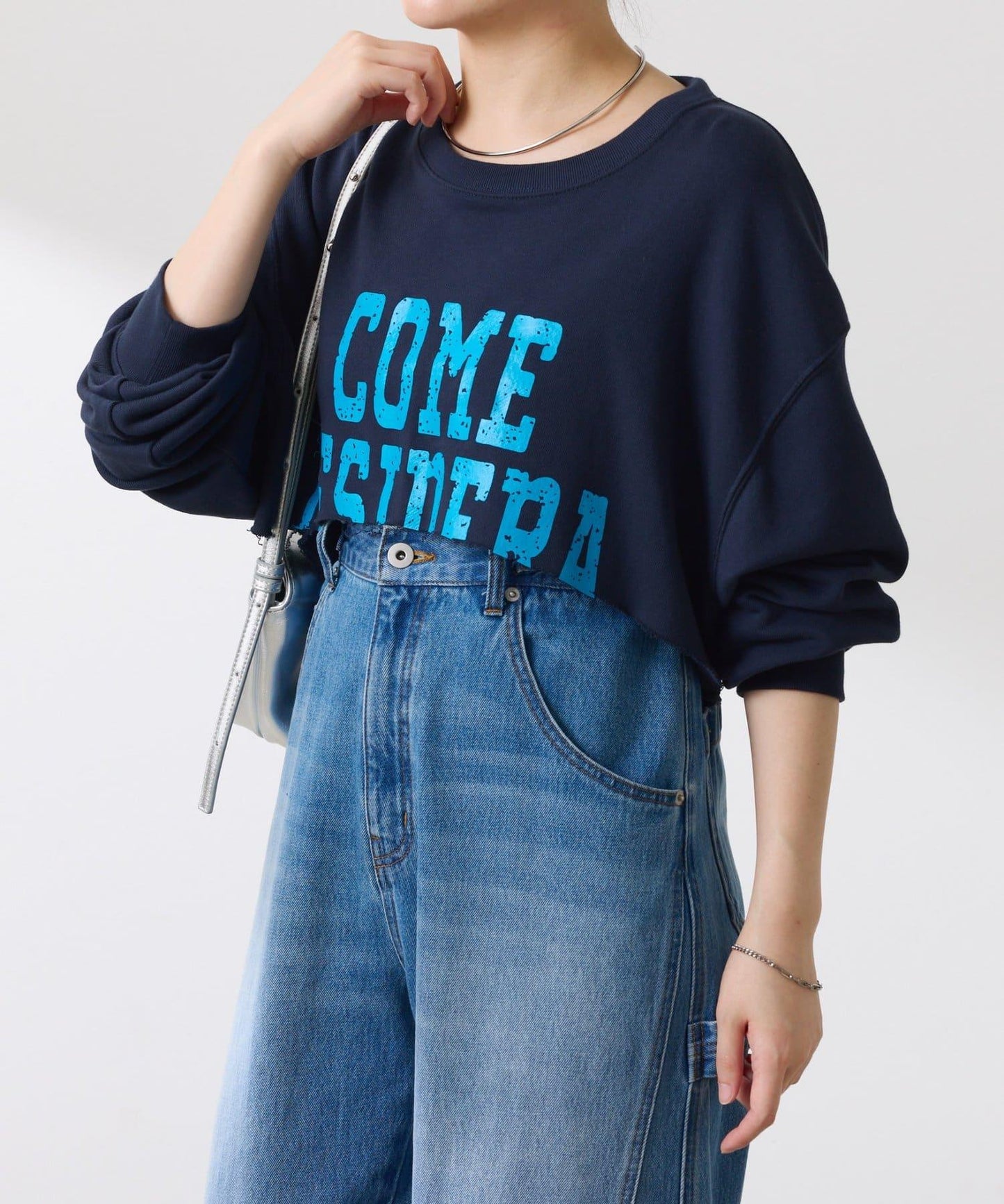 カットオフショートロゴスウエット