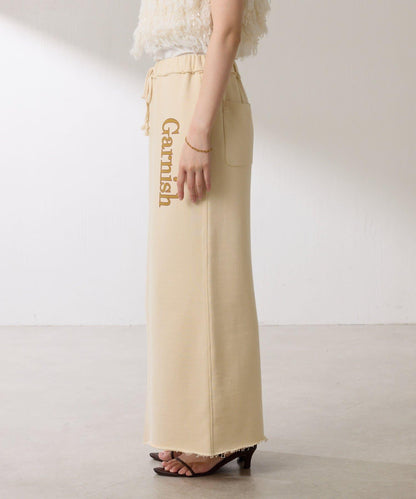 【楽ちんスカート◎】スウェットロゴスカート