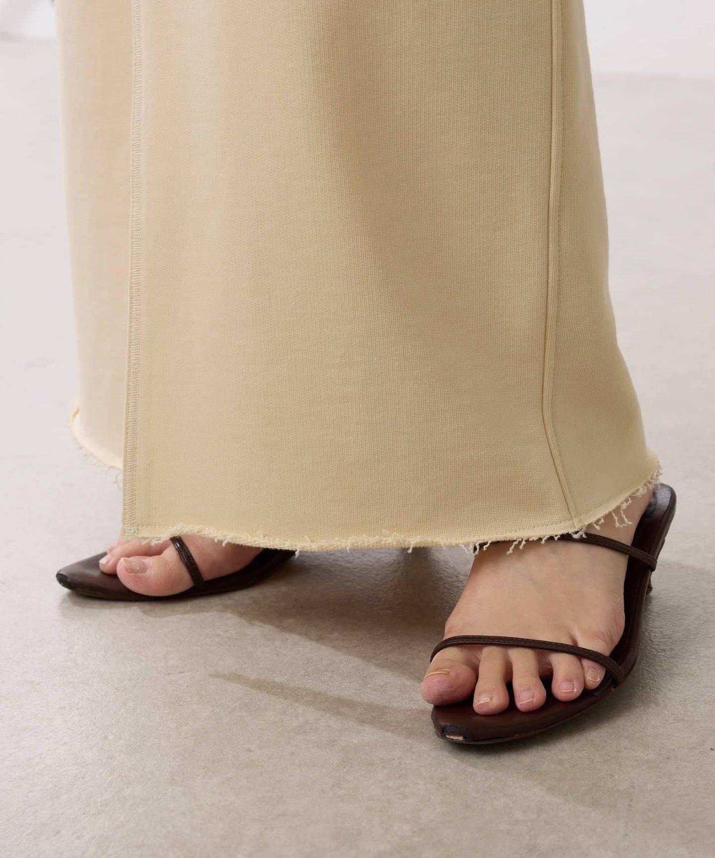 【楽ちんスカート◎】スウェットロゴスカート