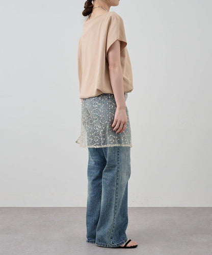 スパンコールラップスカート