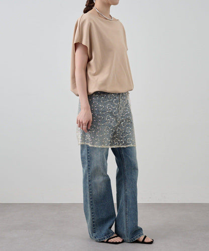 スパンコールラップスカート