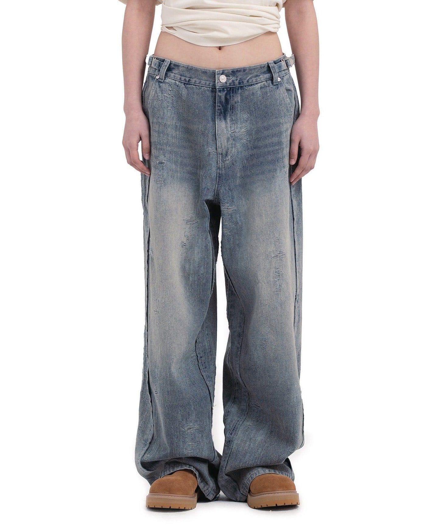 【DEFGARMENTS/デフガーメンツ】TURN INSIDE OUT DENIM PANTS