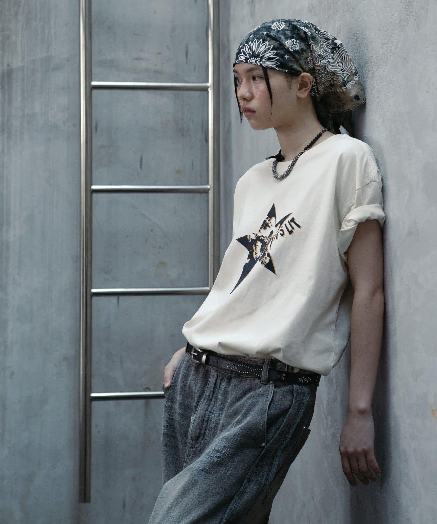 【DEFGARMENTS/デフガーメンツ】皮革裝飾腰帶