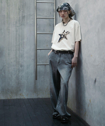 【DEFGARMENTS/デフガーメンツ】皮革裝飾腰帶