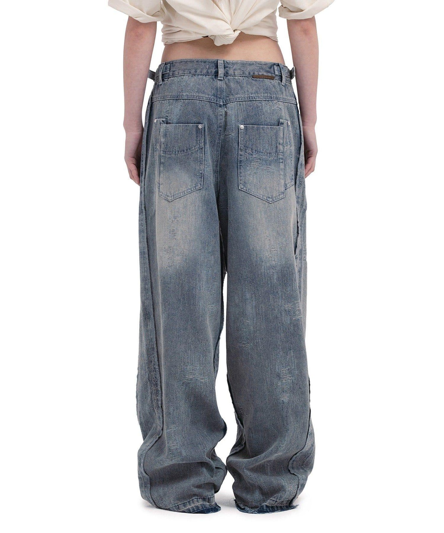 【DEFGARMENTS/デフガーメンツ】TURN INSIDE OUT DENIM PANTS