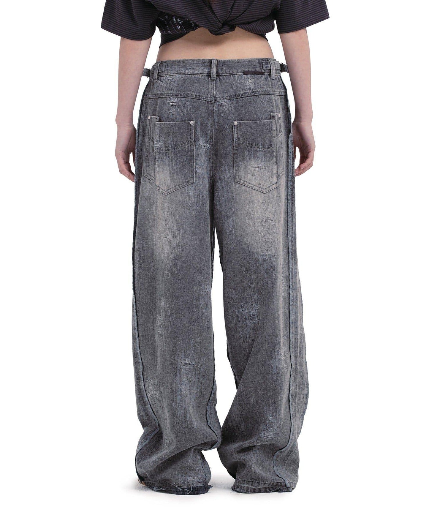 【DEFGARMENTS/デフガーメンツ】TURN INSIDE OUT DENIM PANTS