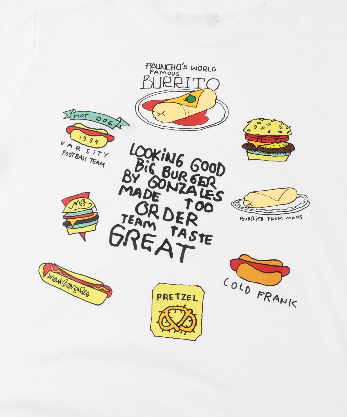 『聯名』Mark Gonzales×SENSE OF PLACE 短袖T恤 A