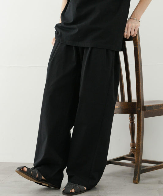 乾爽觸感寬鬆長褲