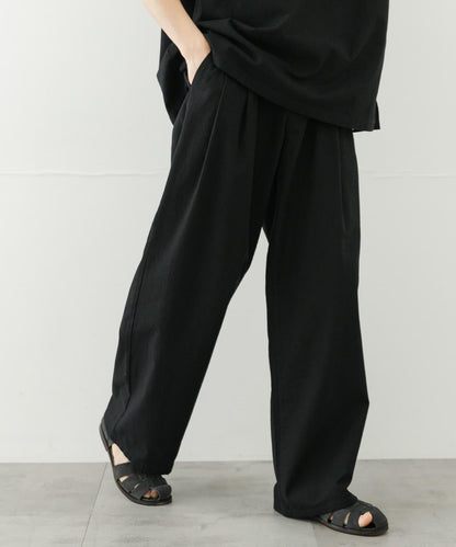 乾爽觸感寬鬆長褲