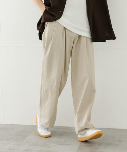 乾爽觸感寬鬆長褲