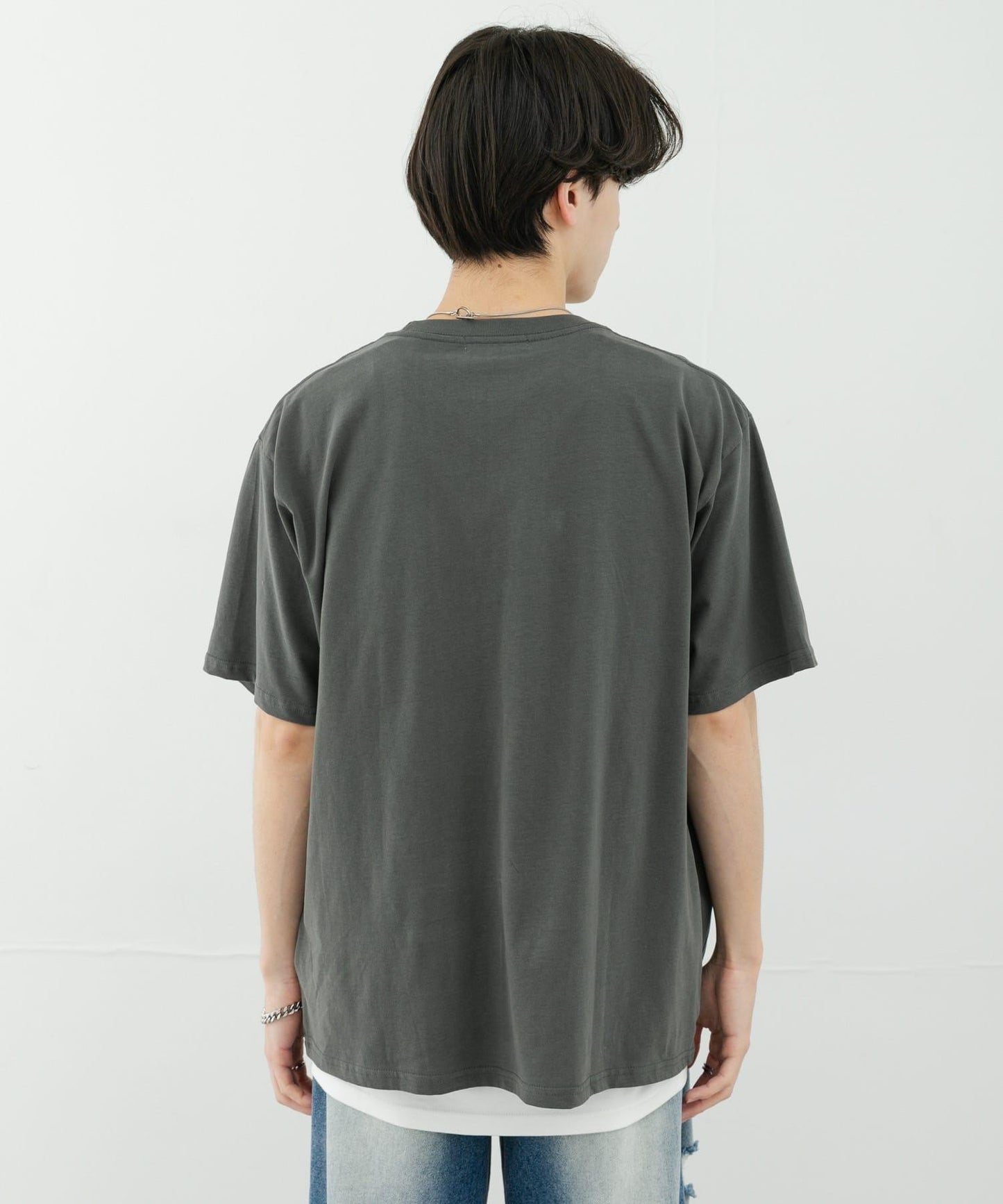 花卉藝術圖案短袖T恤