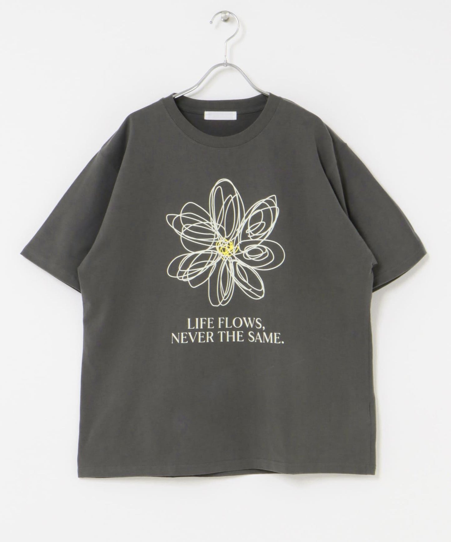 花卉藝術圖案短袖T恤