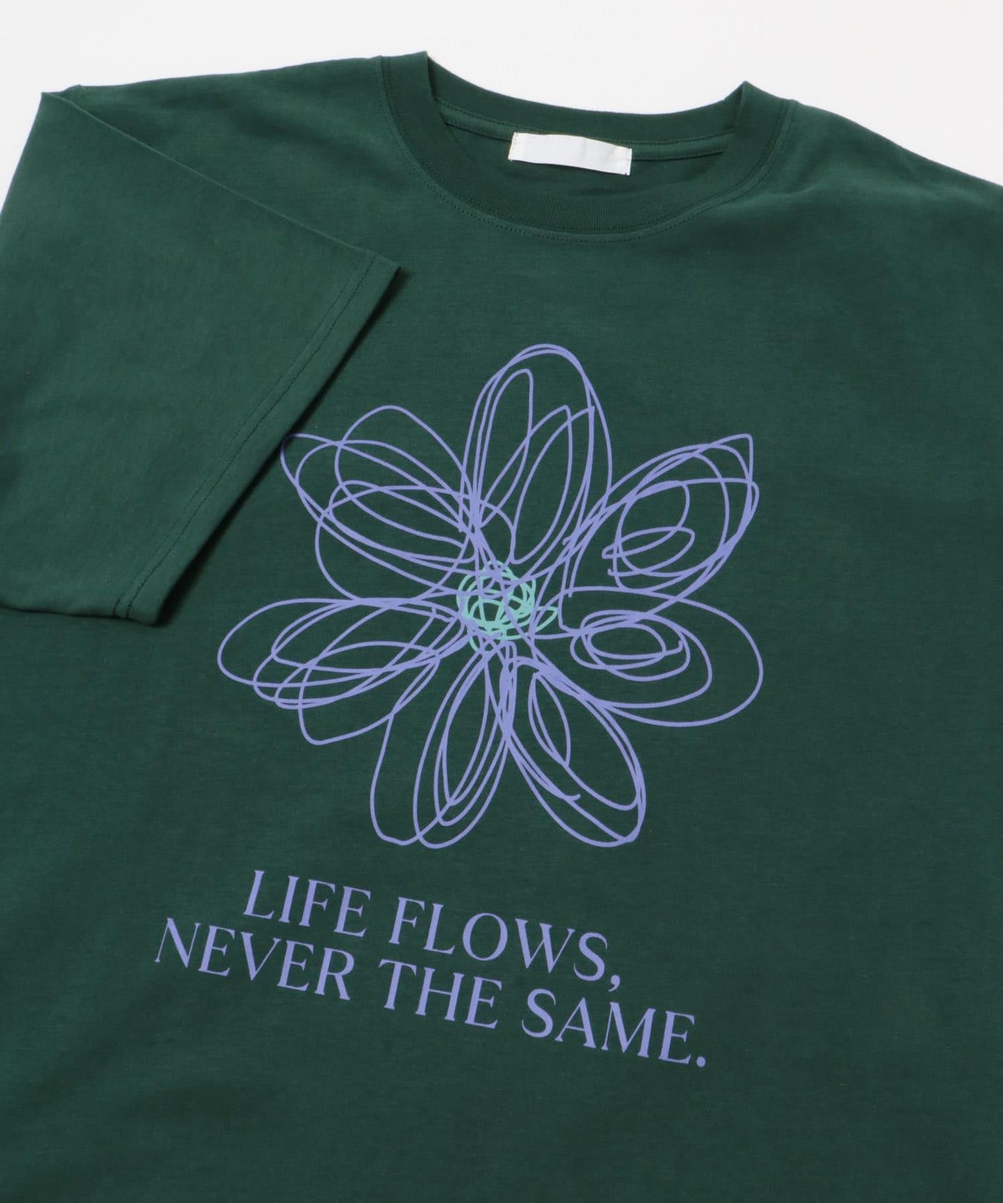 花卉藝術圖案短袖T恤