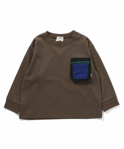 UTILITY POCKET 長袖T恤_UV防護_接觸冷感_吸水速幹