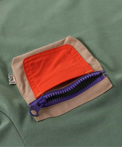 UTILITY POCKET 長袖T恤_UV防護_接觸冷感_吸水速幹