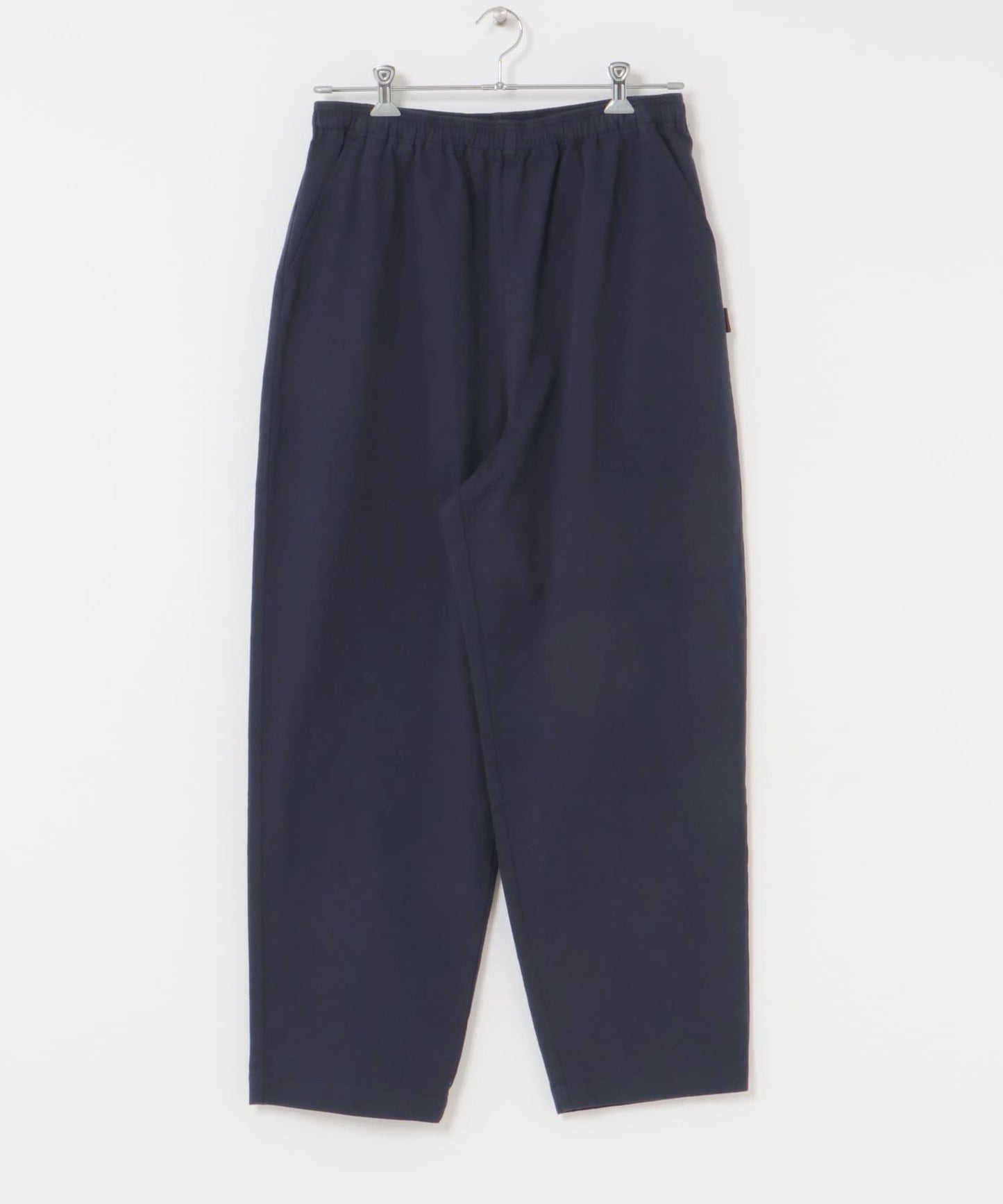 基礎寬鬆休閒斜紋棉布長褲