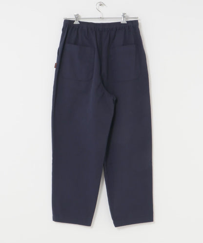 基礎寬鬆休閒斜紋棉布長褲