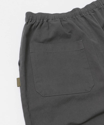 基礎寬鬆休閒斜紋棉布長褲