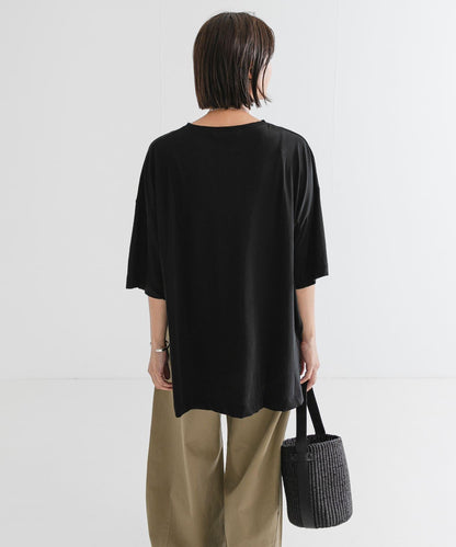 強捻天竺寬鬆T恤