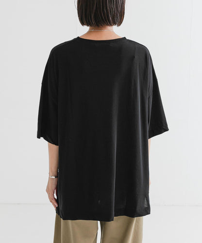 強捻天竺寬鬆T恤