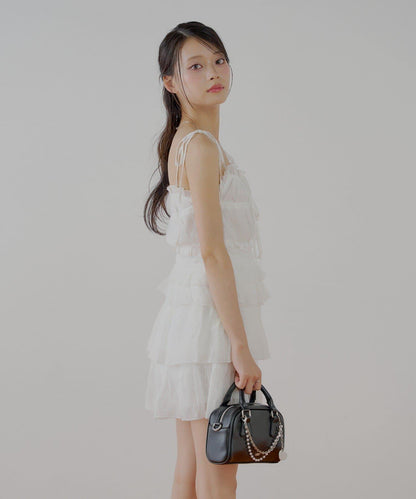 透膚蕾絲 裹胸背心短褲 套裝