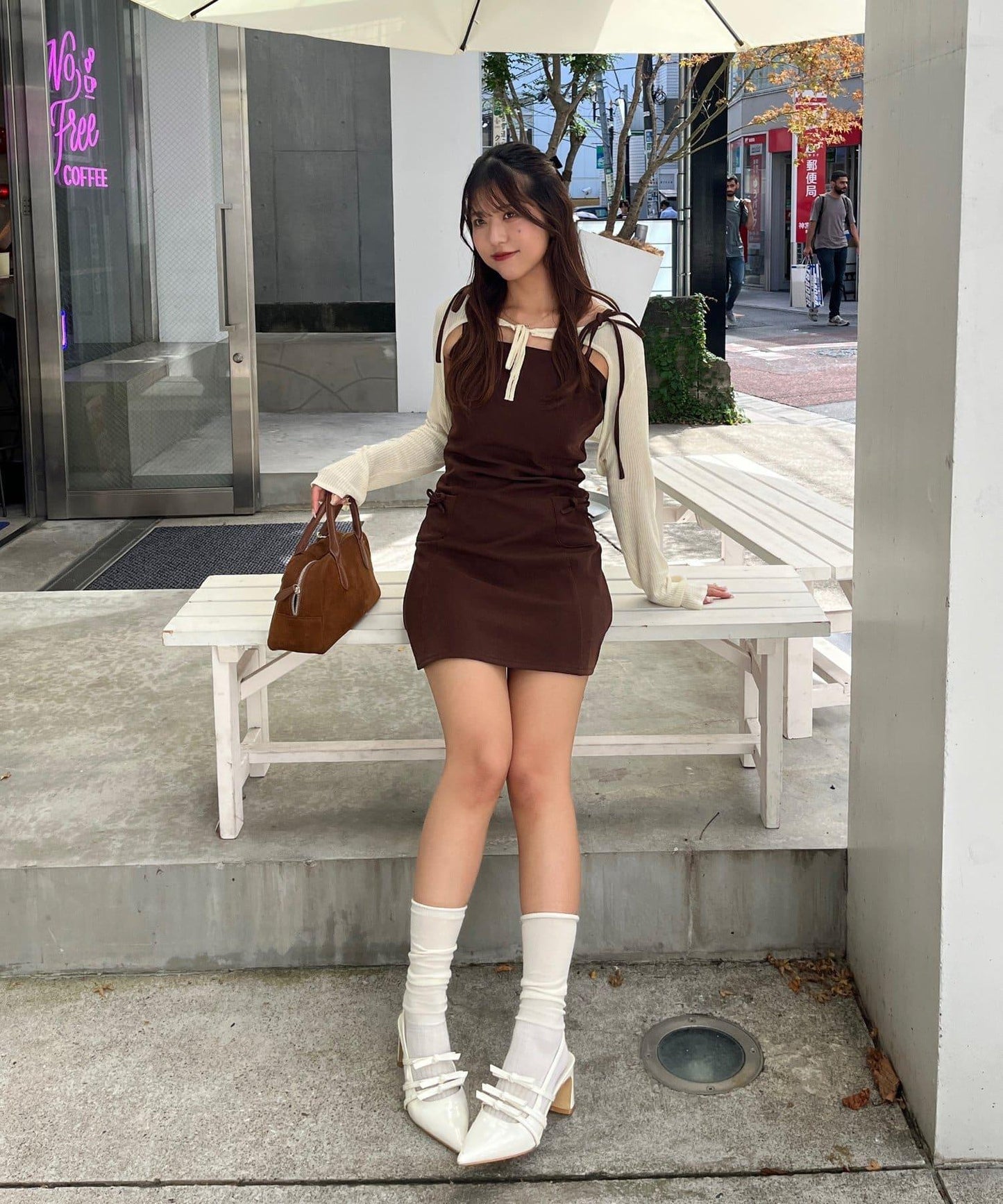 【柚子@reve.perle_精選】短外套&迷你連衣裙套裝