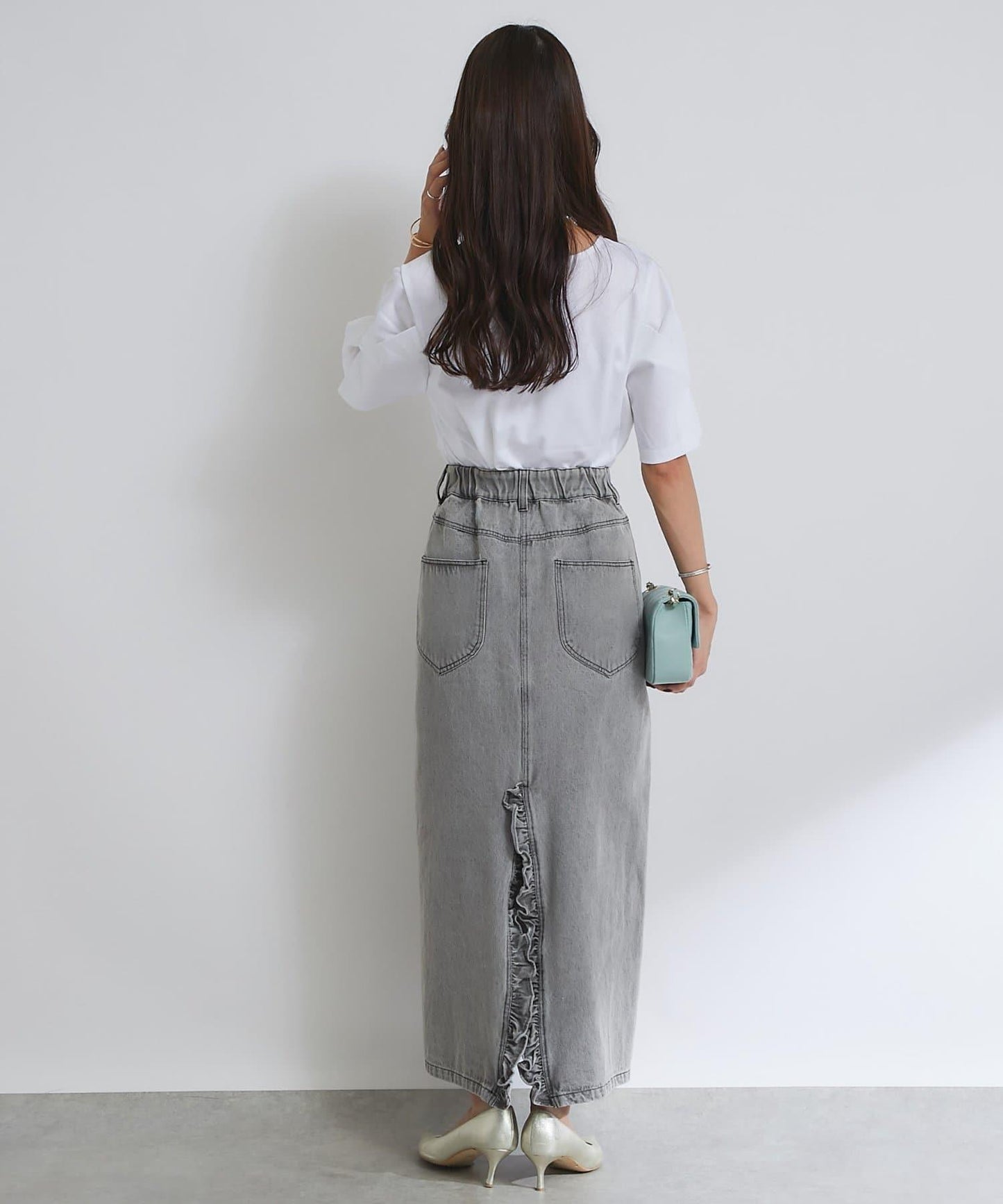 褶袖設計 針織上衣