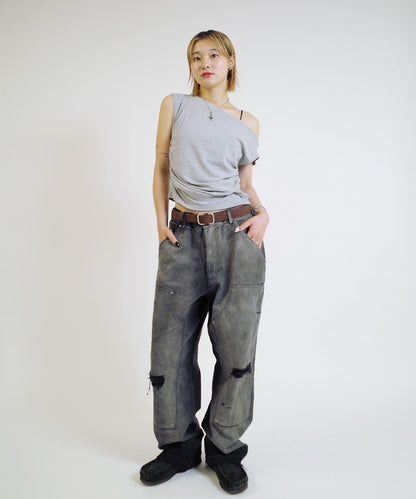 【來自復古風】錯誤的鴨子雙膝工裝褲