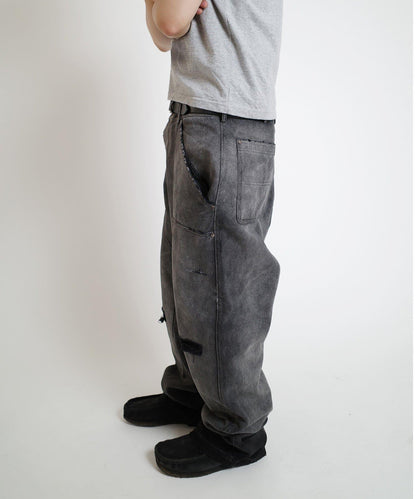 【來自復古風】錯誤的鴨子雙膝工裝褲