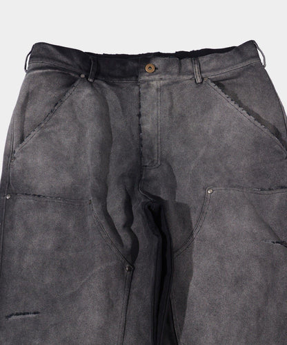 【來自復古風】錯誤的鴨子雙膝工裝褲