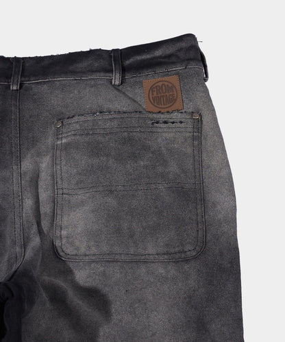 【來自復古風】錯誤的鴨子雙膝工裝褲