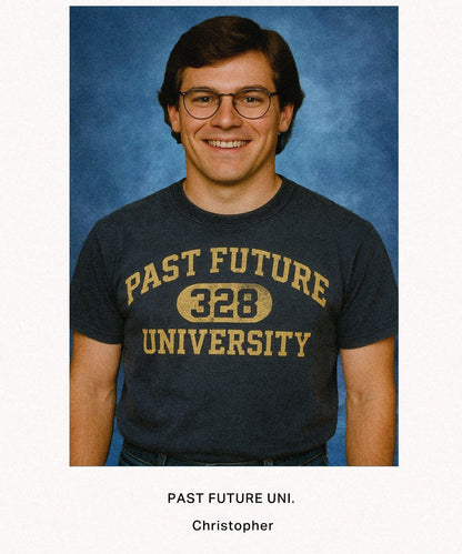 【來自復古風】錯誤大學T恤