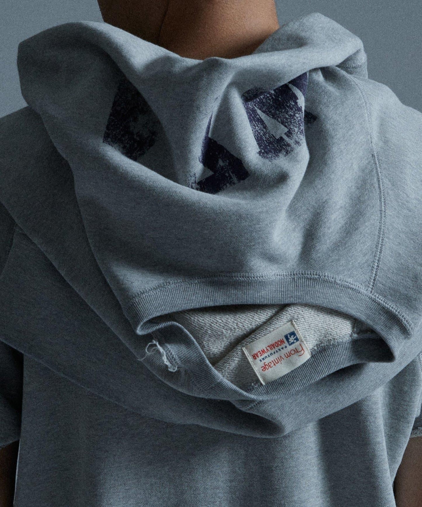 【來自復古風】錯誤破損短袖衛衣 / 2種尺寸