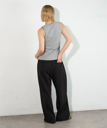 WHO'S WHO gallery 開叉羅紋無袖上衣