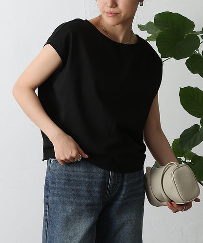 天竺法式短袖套頭衫