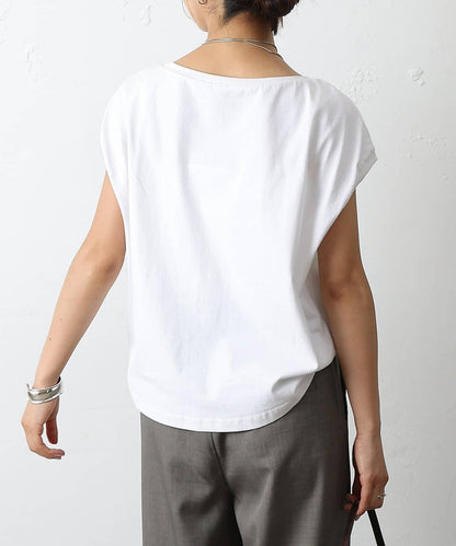 天竺法式短袖套頭衫