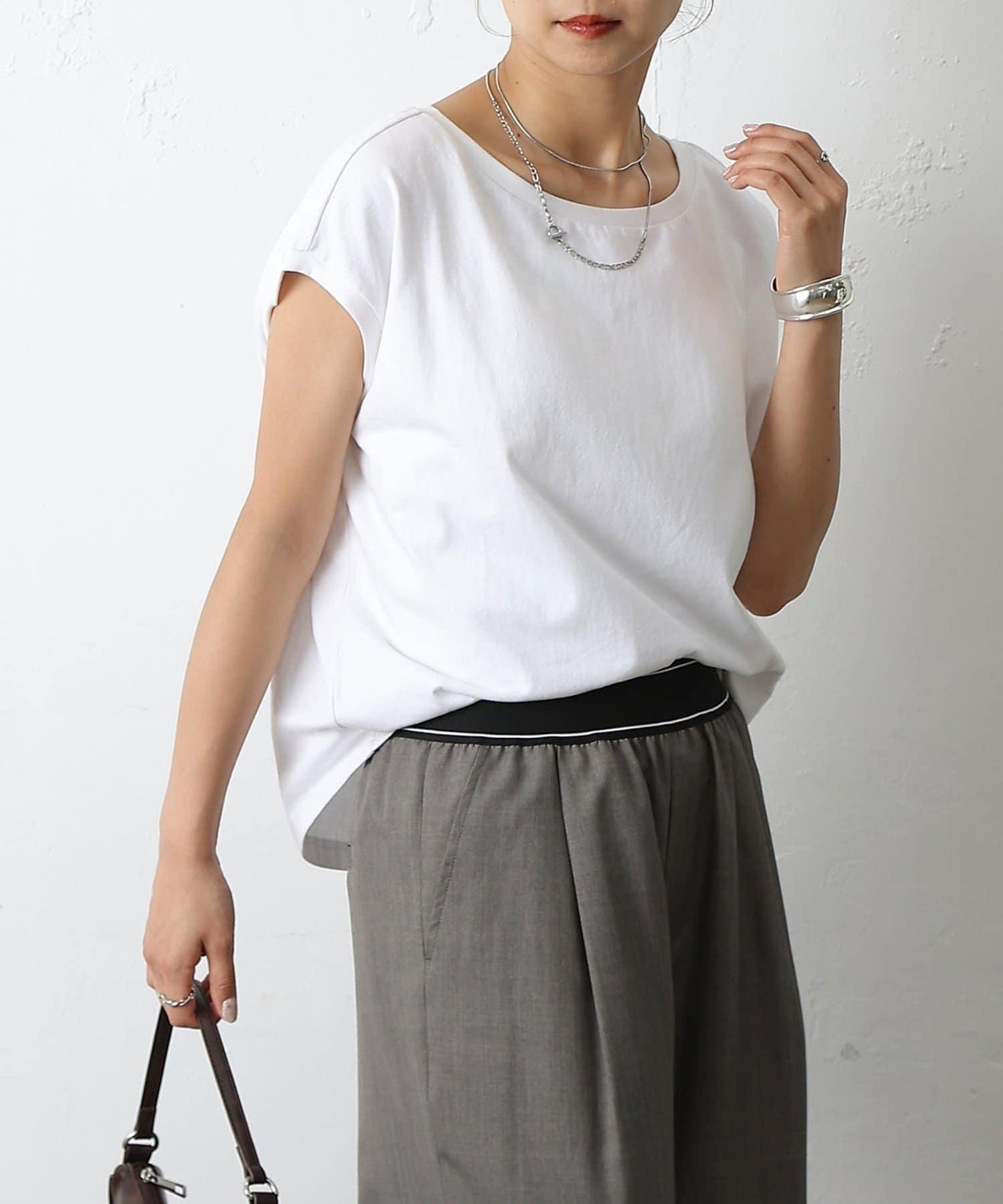 天竺法式短袖套頭衫