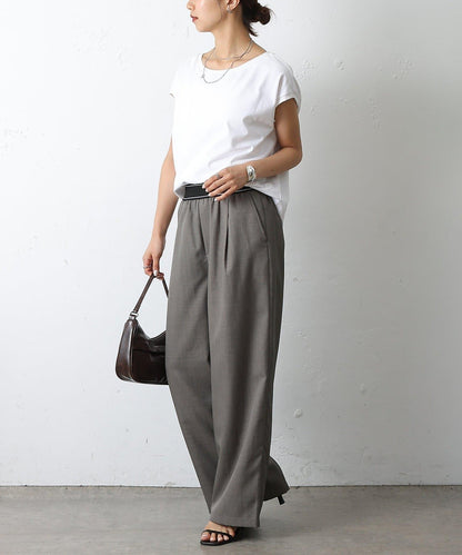 天竺法式短袖套頭衫