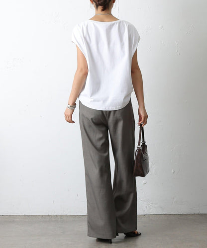 天竺法式短袖套頭衫