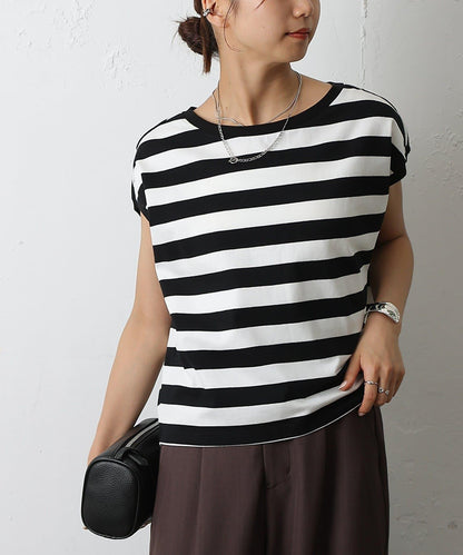 天竺法式短袖套頭衫