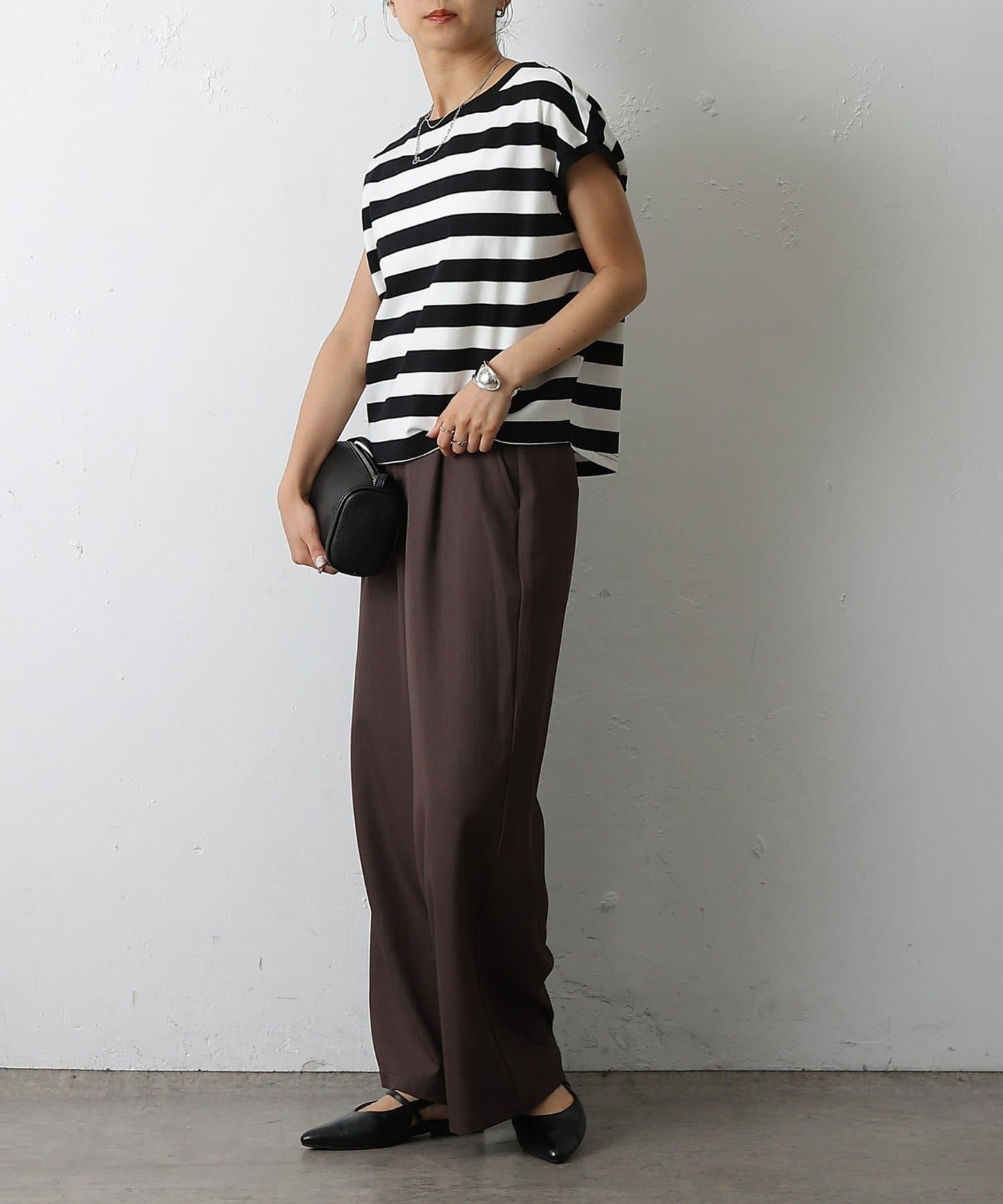 天竺法式短袖套頭衫