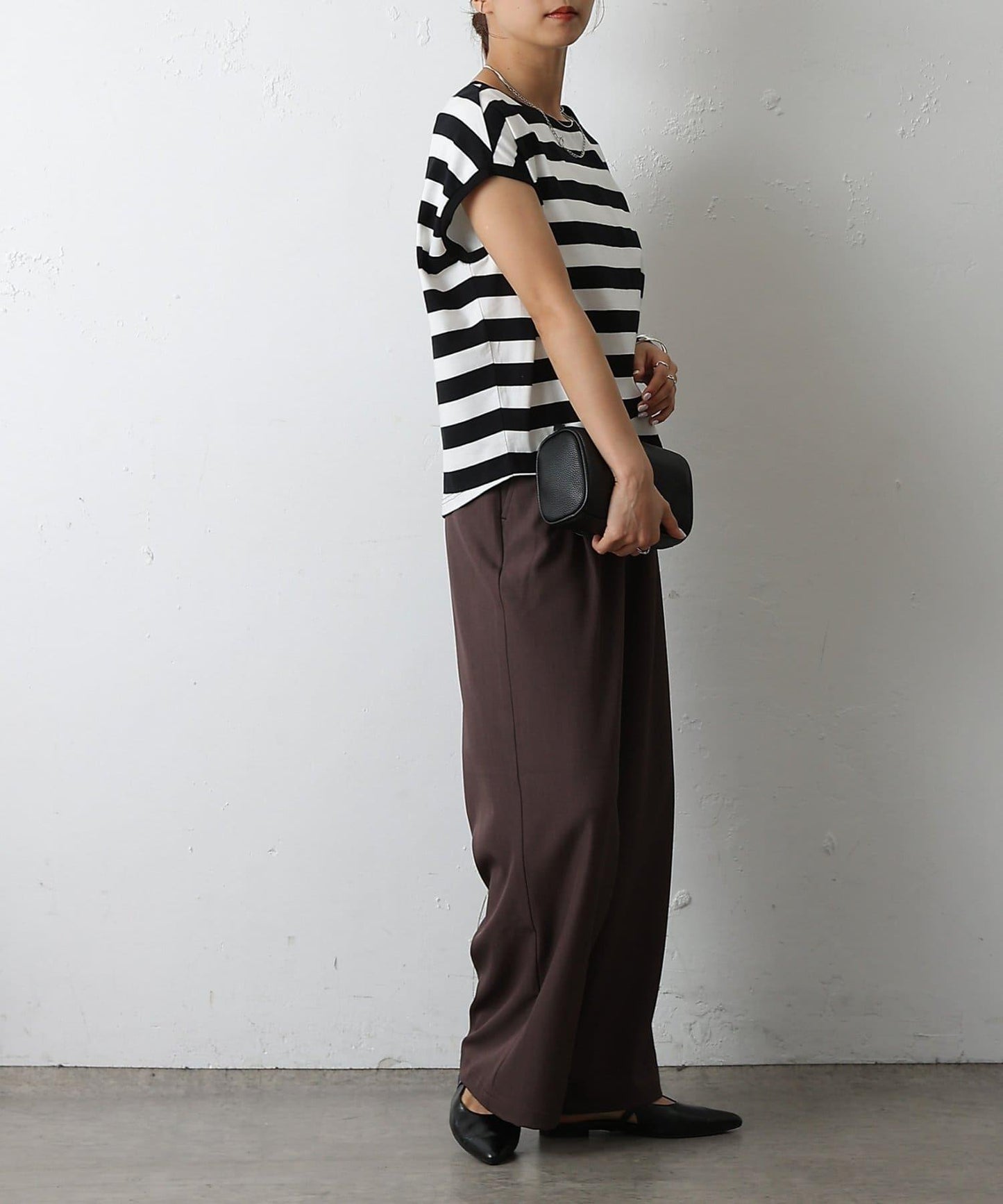 天竺法式短袖套頭衫