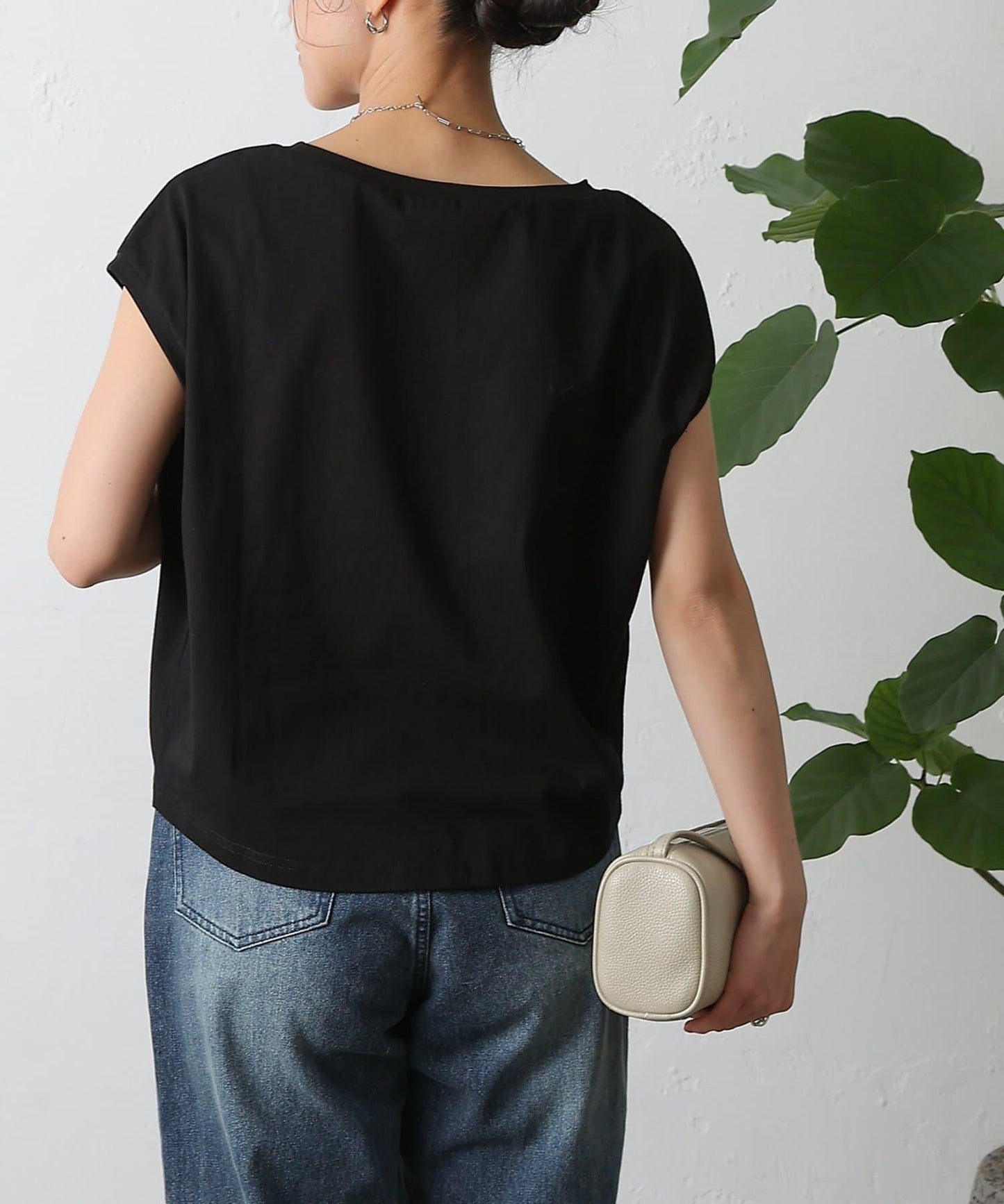 天竺法式短袖套頭衫