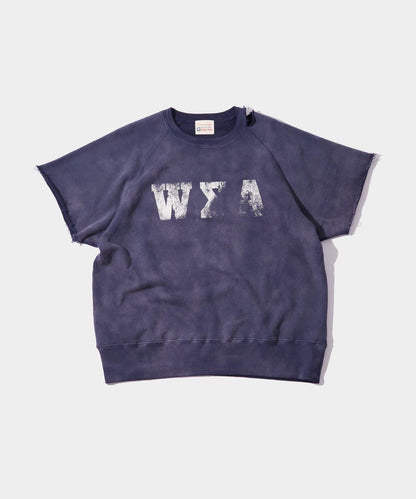 【來自復古風】錯誤破損短袖衛衣 / 2種尺寸